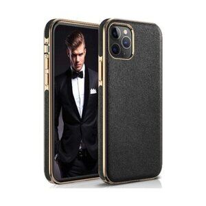 Leather Case for‎ iPhone 12 Pro Max Slim PU Soft Flexible Bumper Rugged Grip